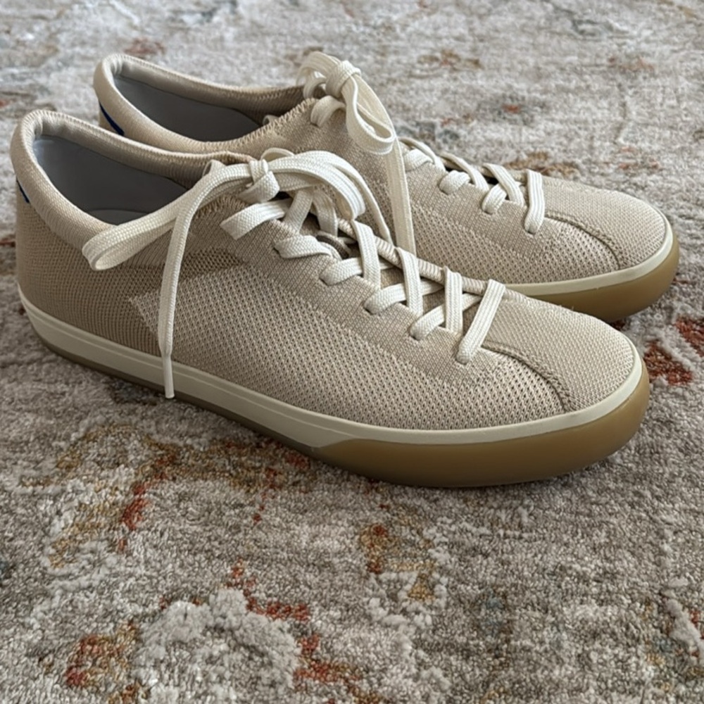 Rothy's Cream Knit Sneakers